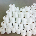 100% polyester ring spun yarn 30/1 raw white